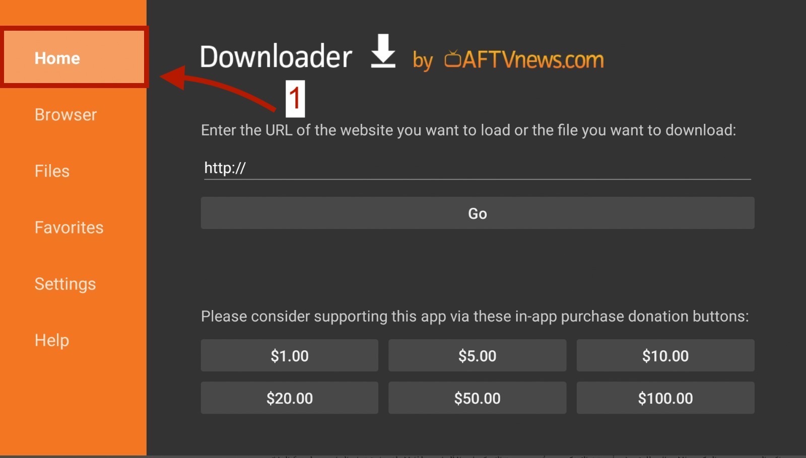 صورة شاشة تطبيق Downloader